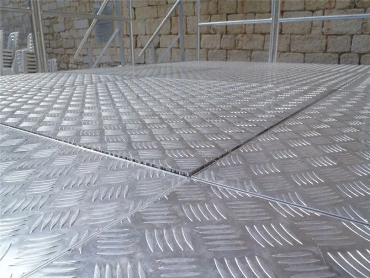 Non-Slip Aluminum Honeycomb Panels